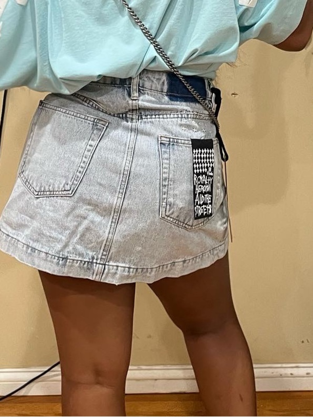 Denim skirt